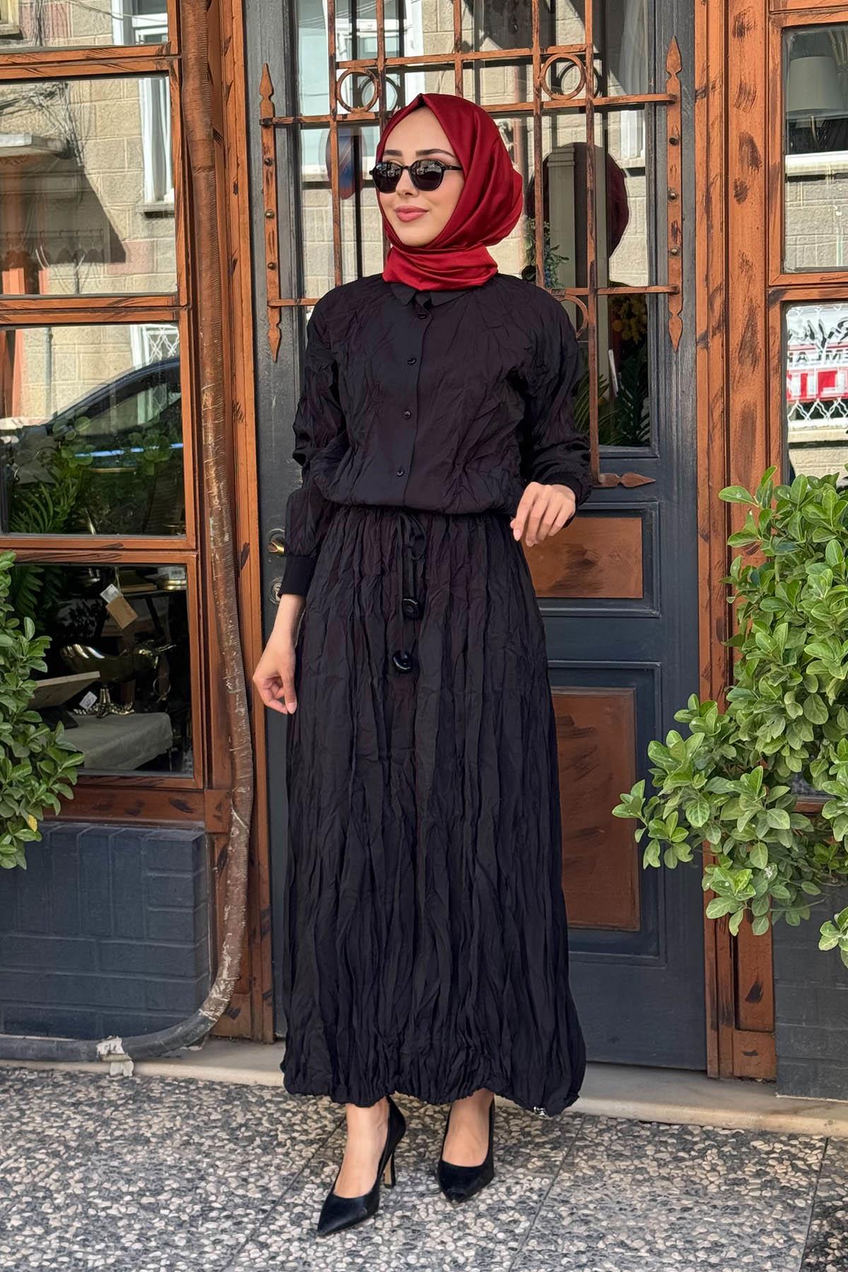 ceremony Etekli Takım W-6908 Siyah