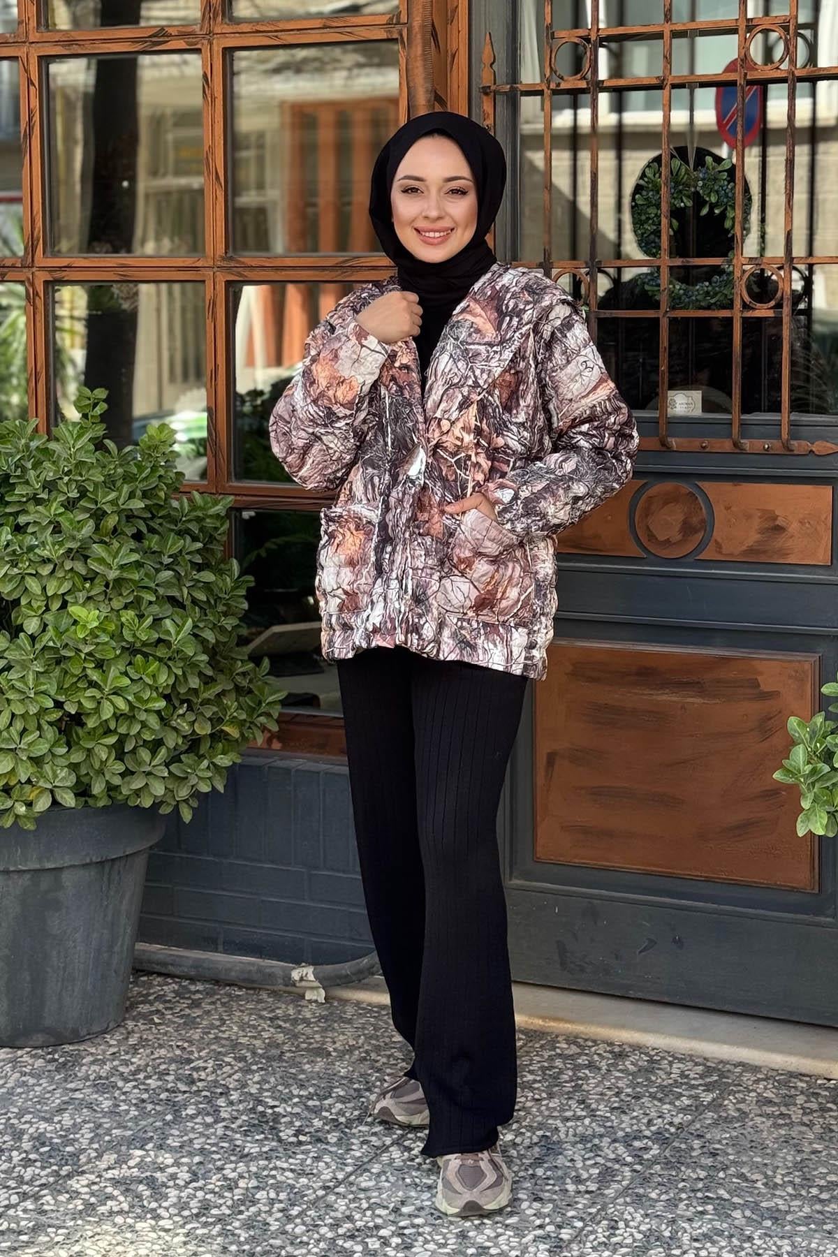 ceremony Oversize Kap W-6889 Kahve