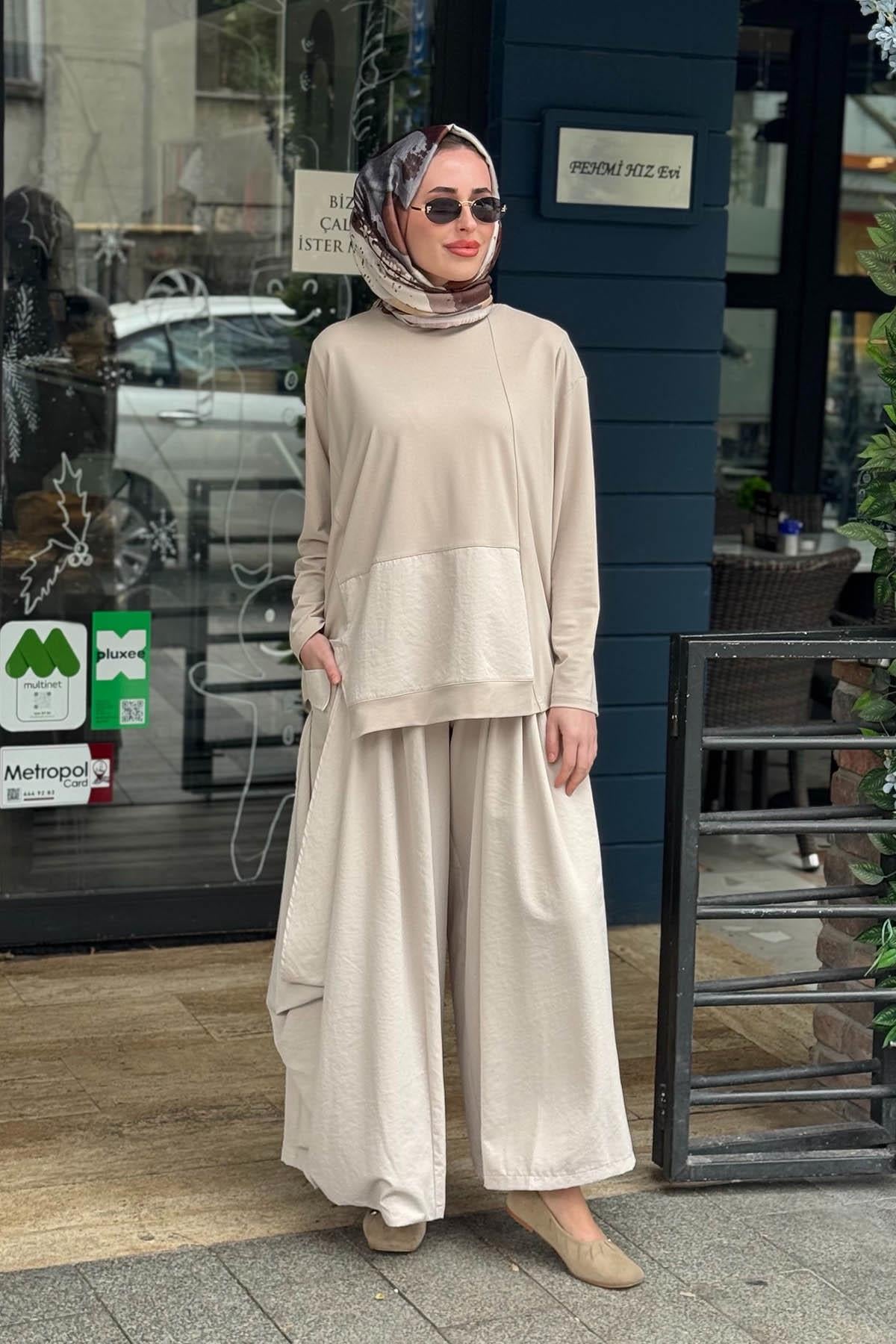 ceremony Pantolonlu Takım 26Y132T Taş