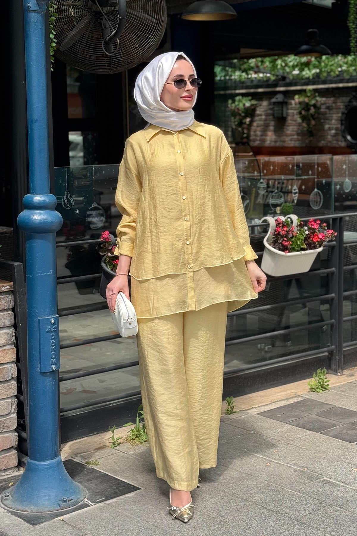 ceremony Pantolonlu Takım 26Y967 Sarı
