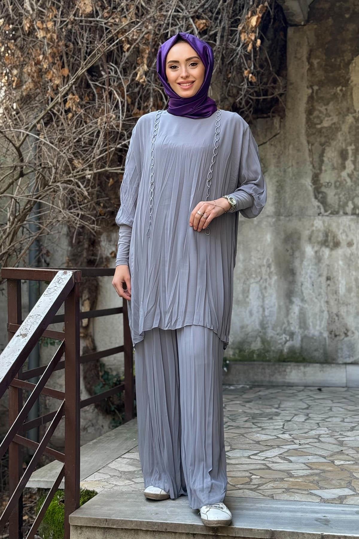 ceremony Pantolonlu Takım S-5912 Gri