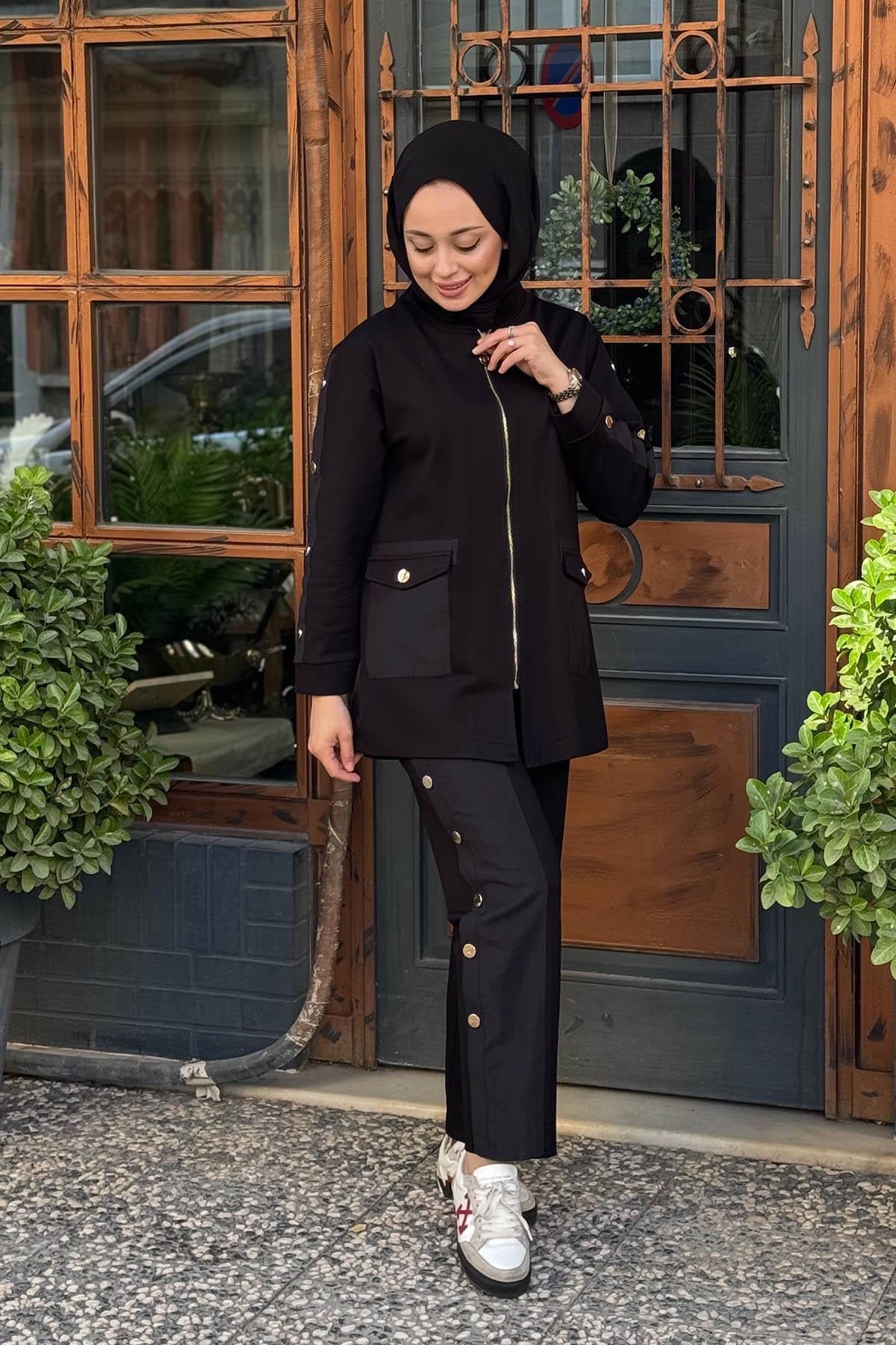 ceremony Pantolonlu Takım W-6870 Siyah