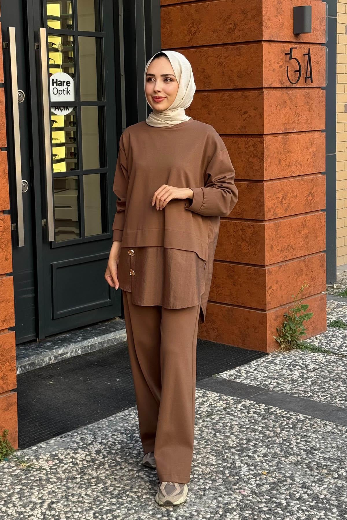 ceremony Pantolonlu Takım W-6931 Camel