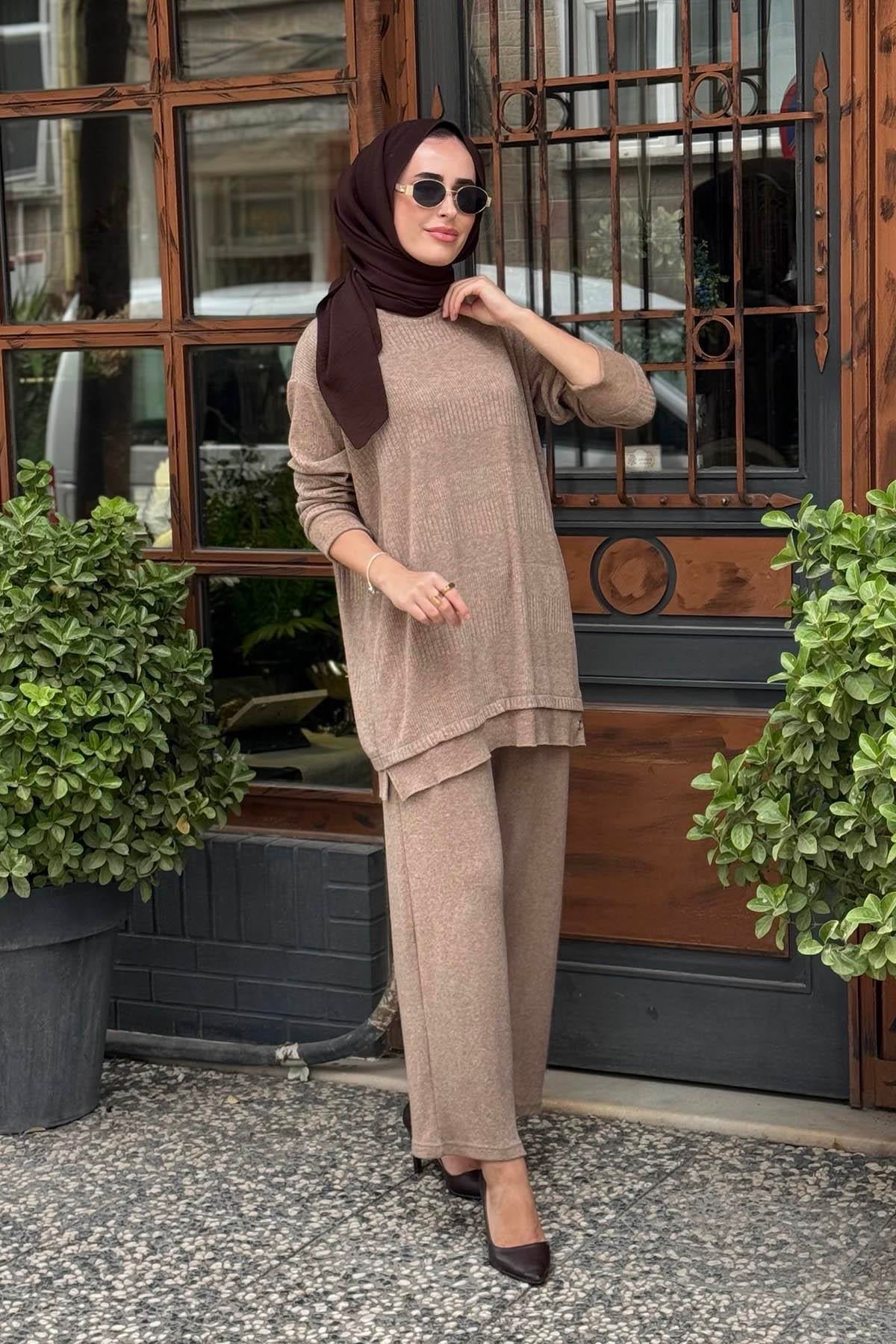 ceremony Pantolonlu Takım W-6959 Camel