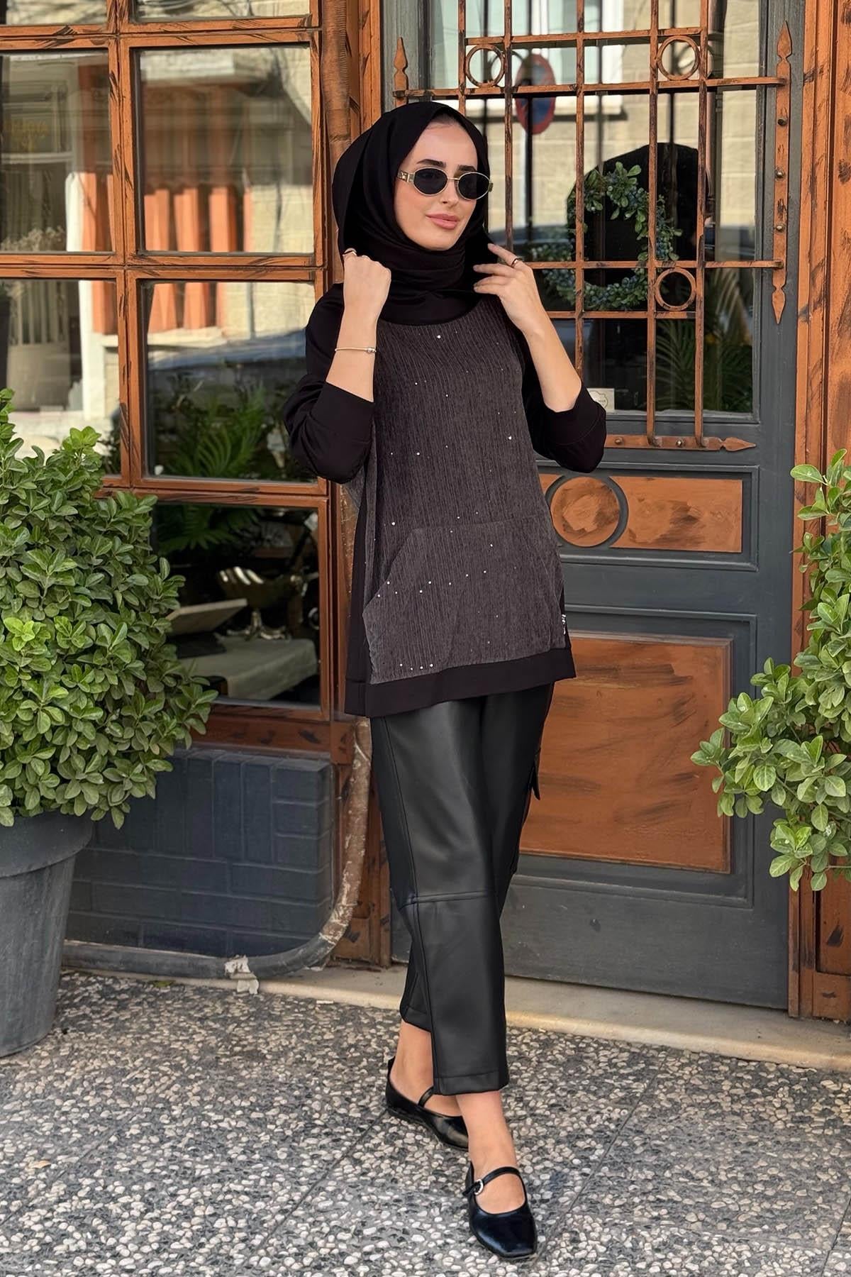 ceremony Sweatshirt W-6132 Gri