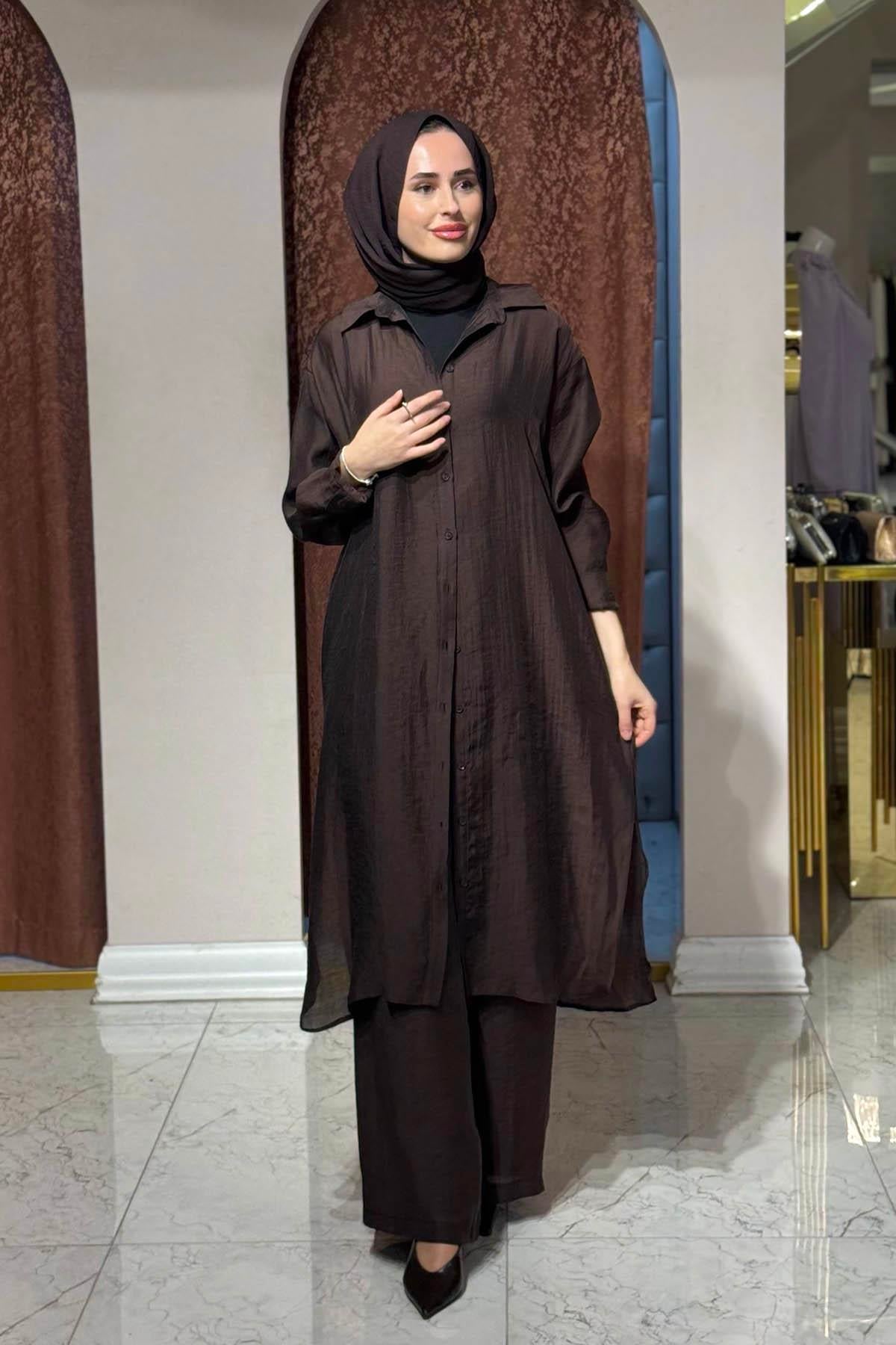 ceremony Tunik 26Y158 Kahve