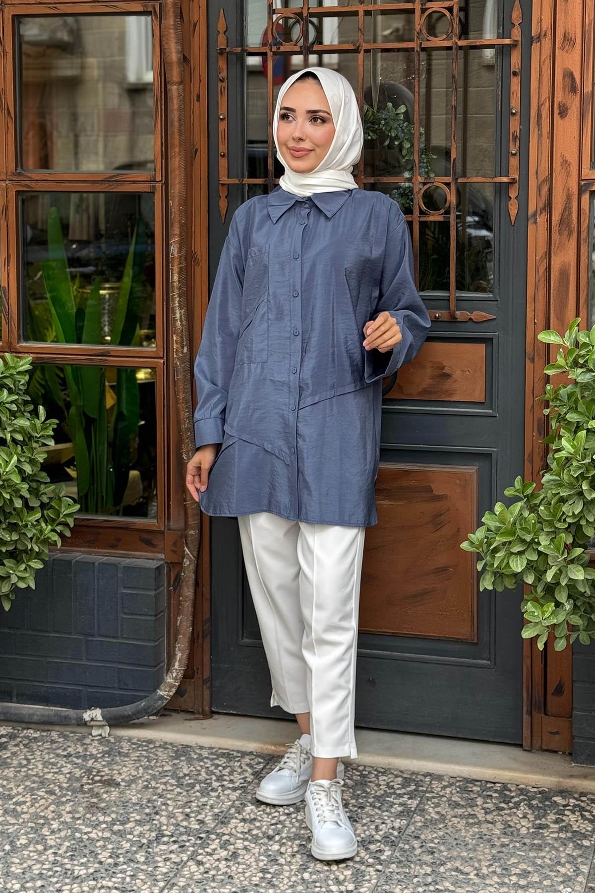 ceremony Tunik W-6148 İndigo