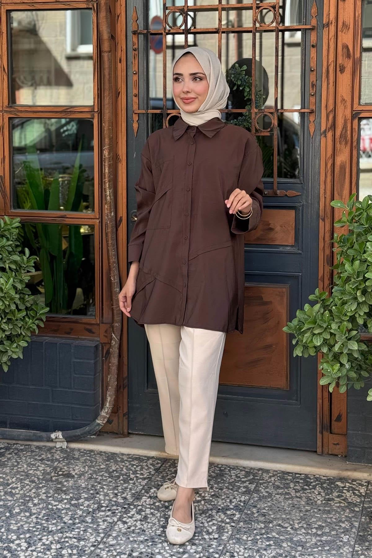 ceremony Tunik W-6148 Kahve