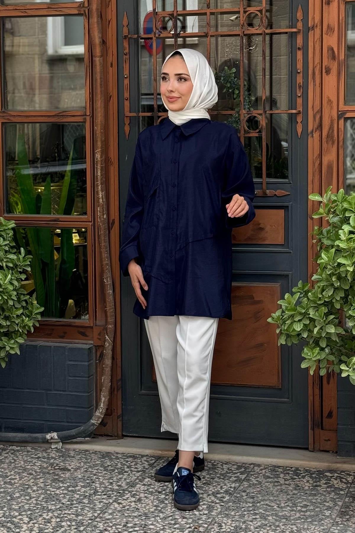 ceremony Tunik W-6148 Lacivert