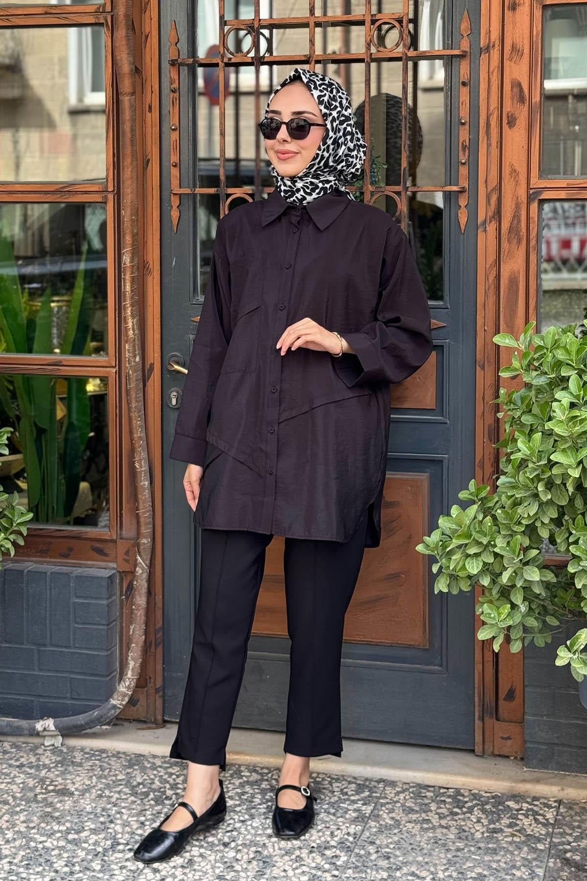 ceremony Tunik W-6148 Siyah