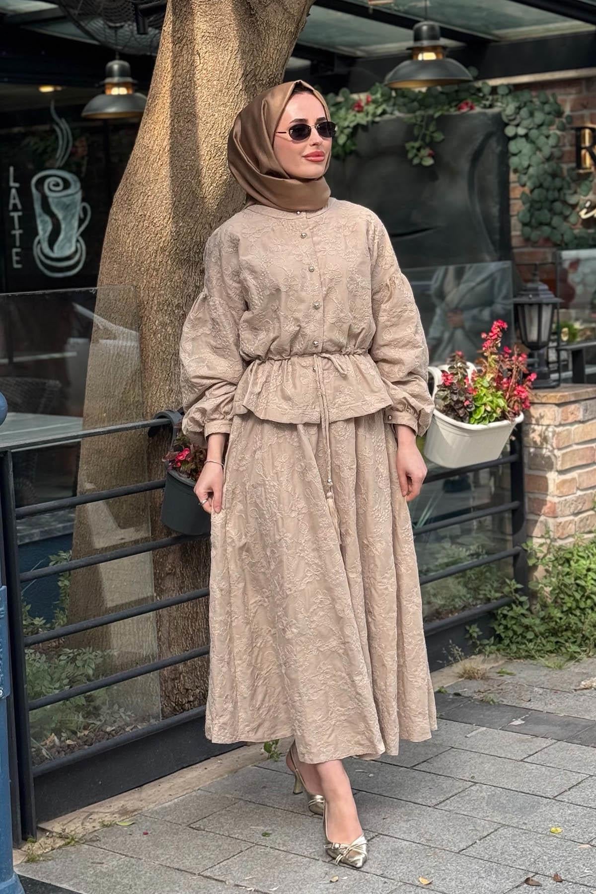 CLANDE Etekli Takım 2601-3044T Vizon