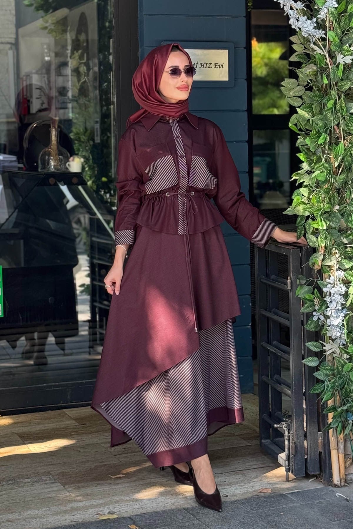 CLANDE Etekli Takım 2602-3025T Mürdüm
