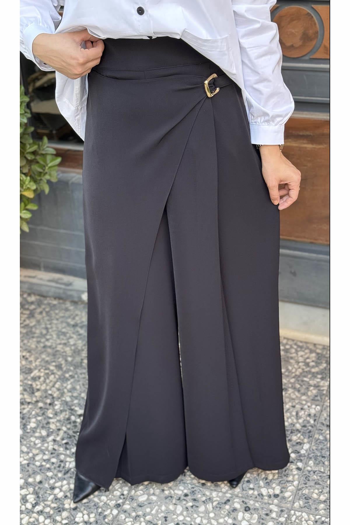 CLANDE Pantolon 2502-1014 Siyah