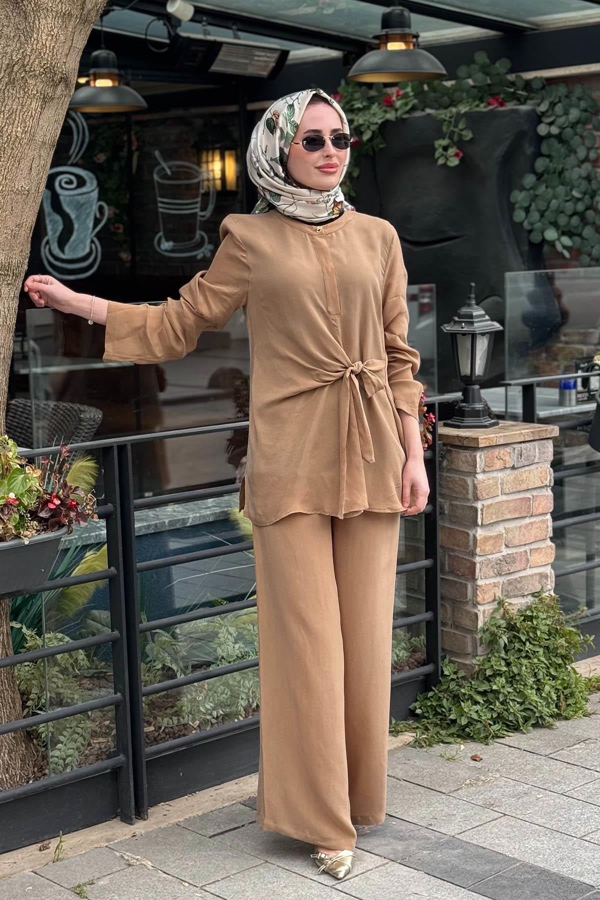 CLANDE Pantolonlu Takım 2601-3037t Camel