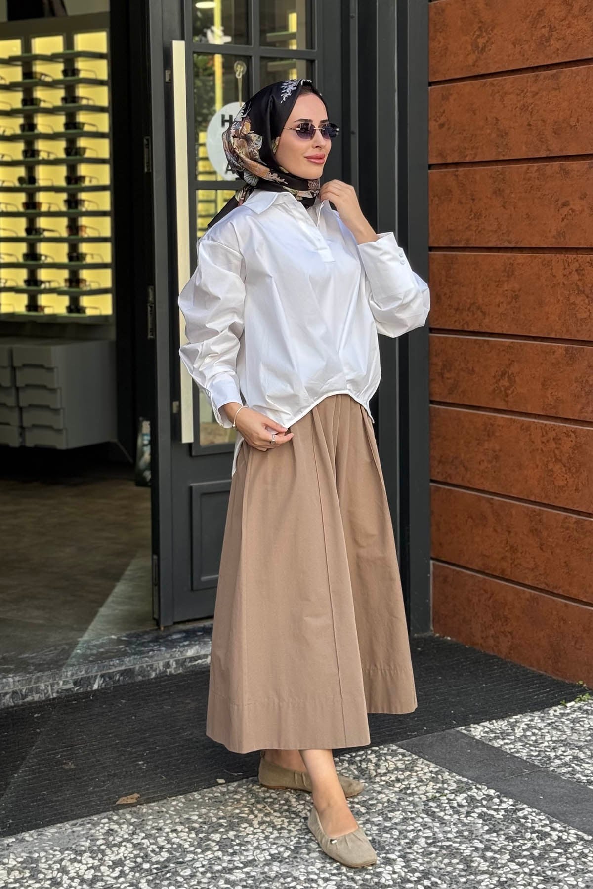 CLANDE Tunik 2602-3053 Ekru
