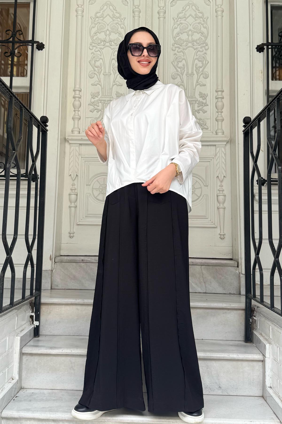 Cloche Pantolon CL25Y04CL383601 Siyah