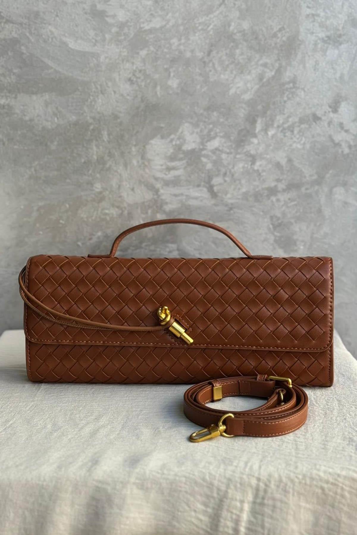 DSN Mini Çanta B37106 Camel