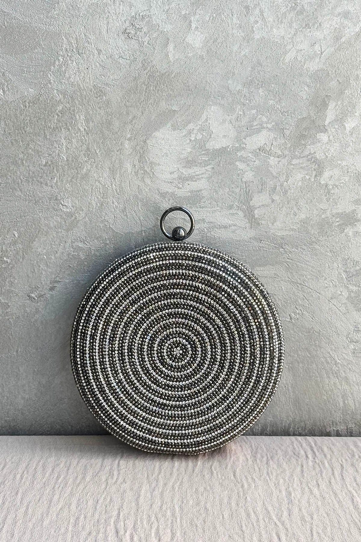 Ekshi Butik Mini Abiye Çanta 371A Antrasit