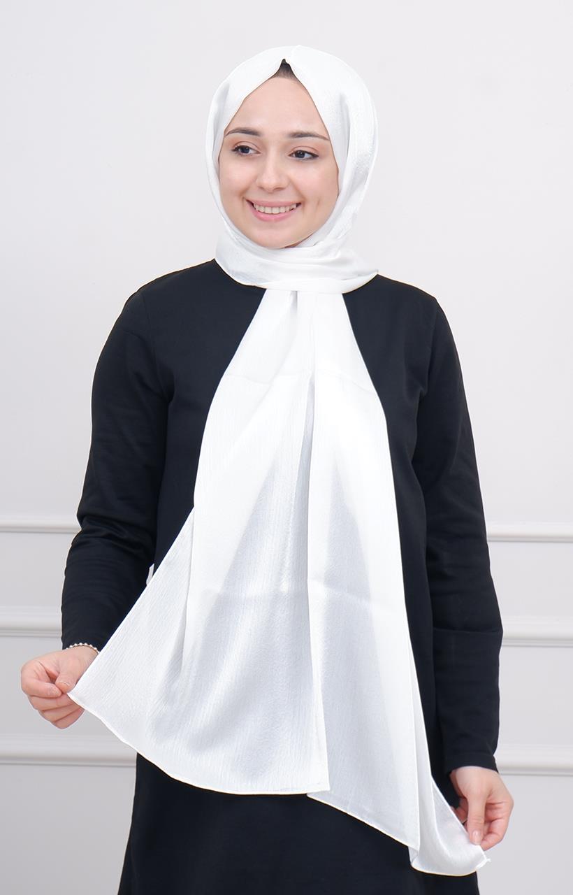 EKSHİ JANJAN Şal 002FND İnci Beyazı