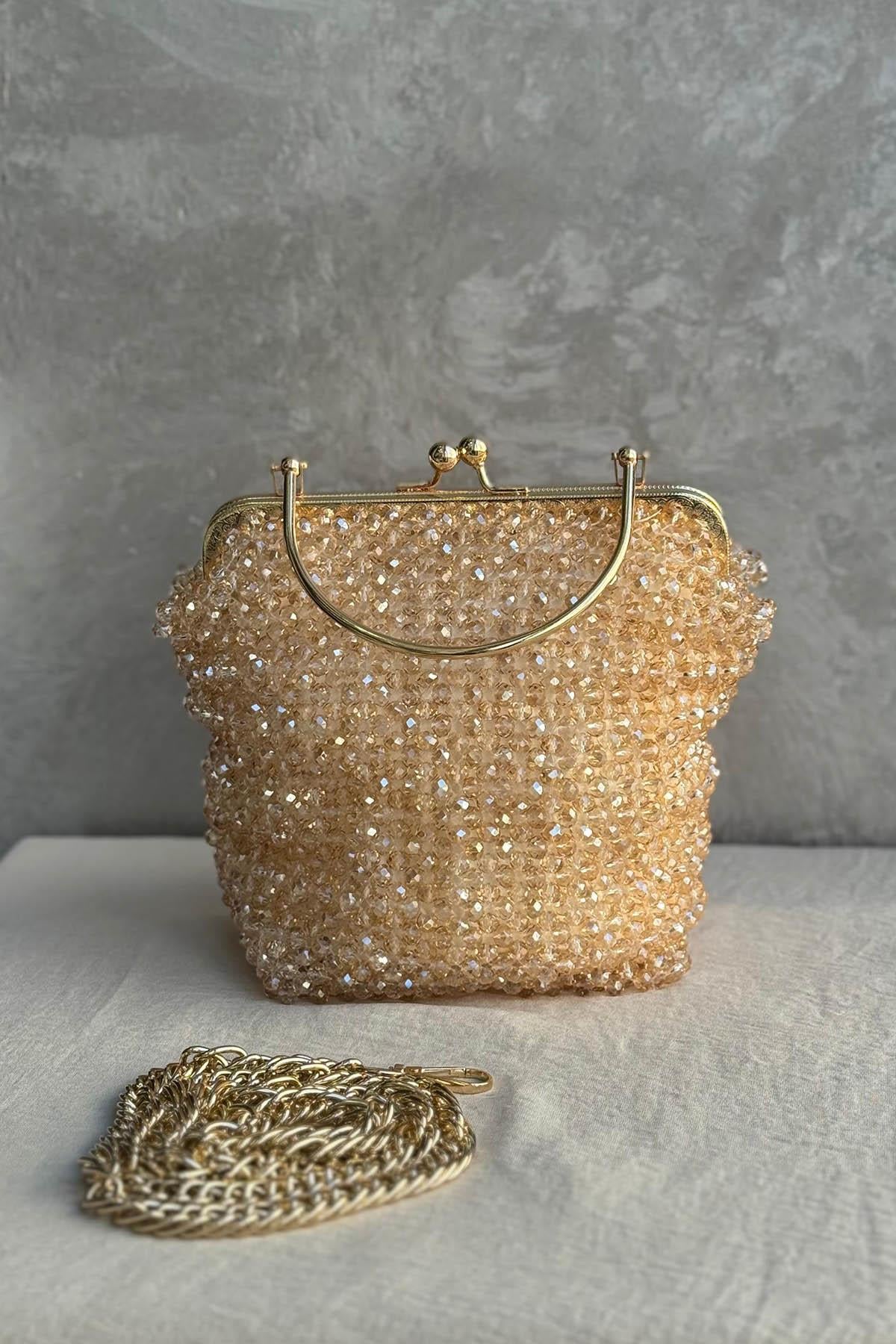 Ekshibutik Mini Çanta EKS11 Gold