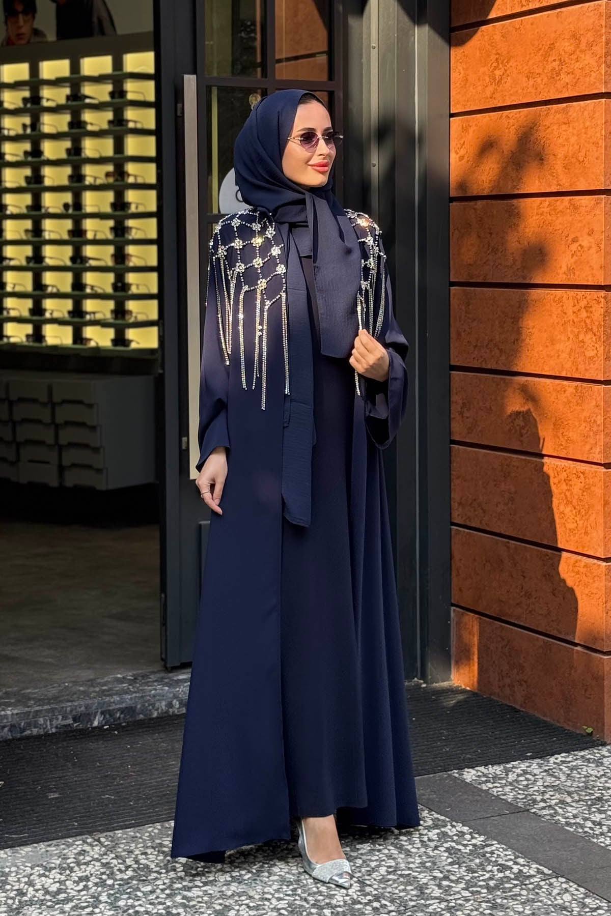 Etrucci Abaya 6261 Lacivert