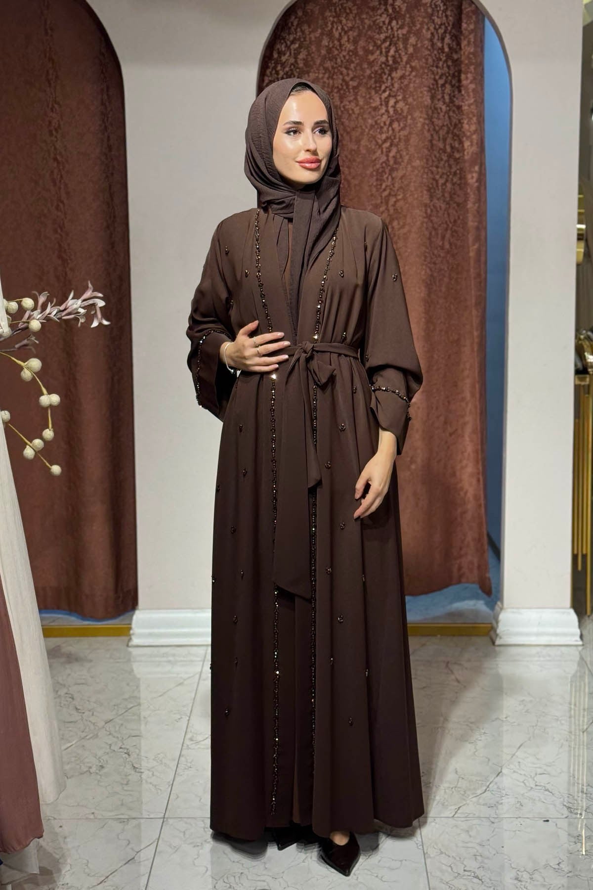 Etrucci Abaya 6278 Kahve