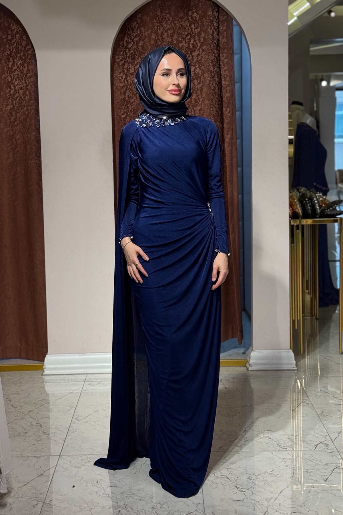 FASHION NIGHT Abiye 5820 Lacivert