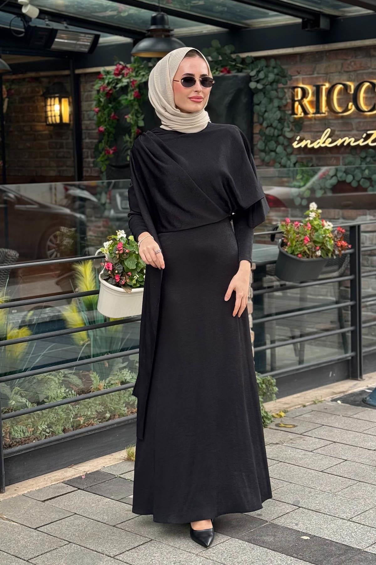 FERİHA SARIOĞLU İlkim Abiye 2026-LKM Siyah