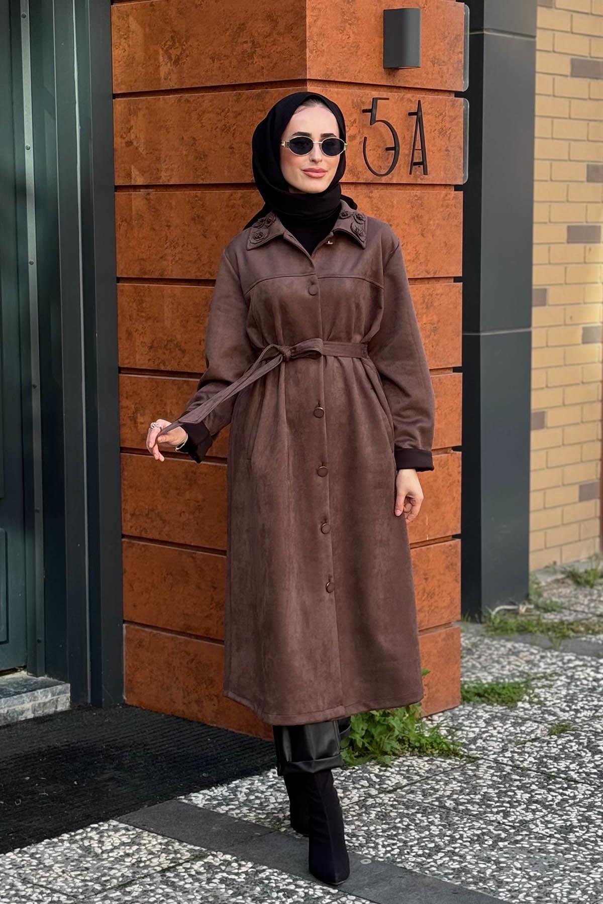 FUAT GÜRŞEN Kap 25K-4629 Kahve