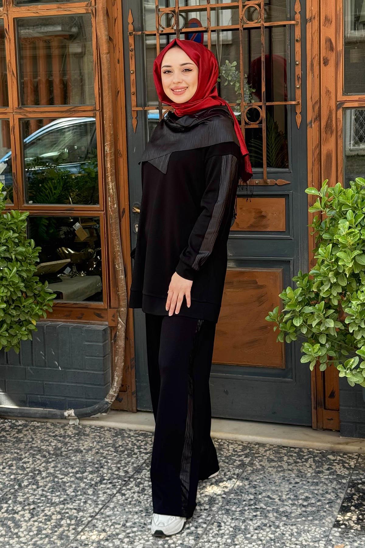 FUAT GÜRŞEN Pantolonlu Takım 25K-4304 Siyah