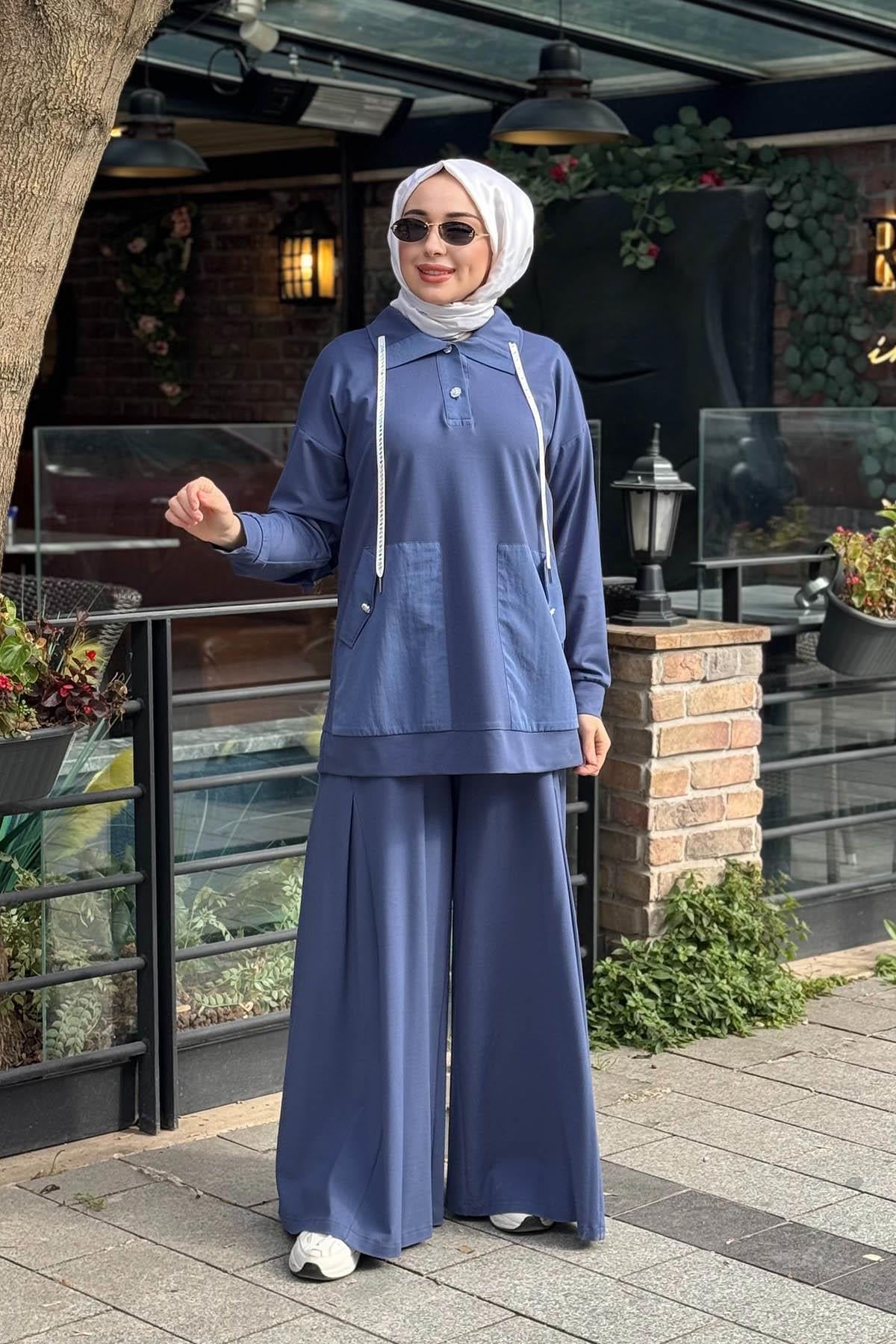 FUAT GÜRŞEN Pantolonlu Takım 26Y-5302 İndigo