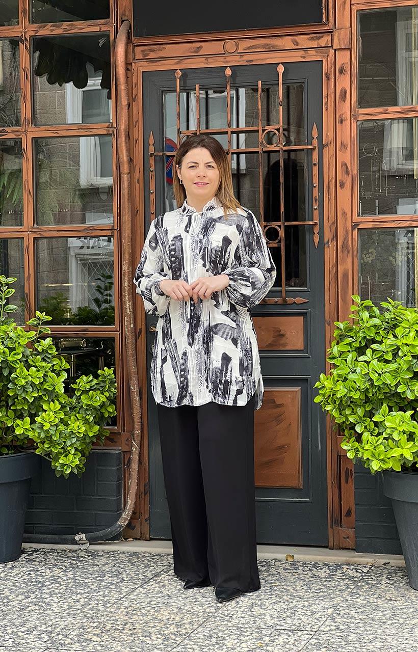 FUAT GÜRŞEN Tunik 1312 Siyah
