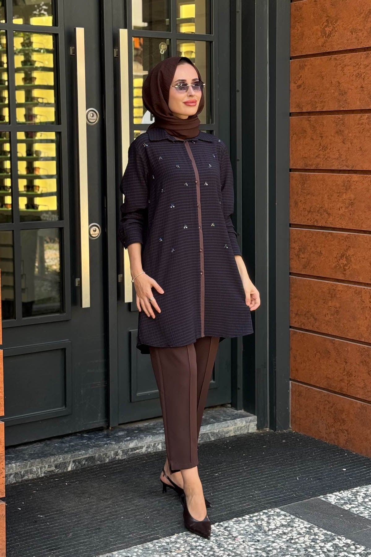 FUAT GÜRŞEN Tunik 26K-6304 Lacivert