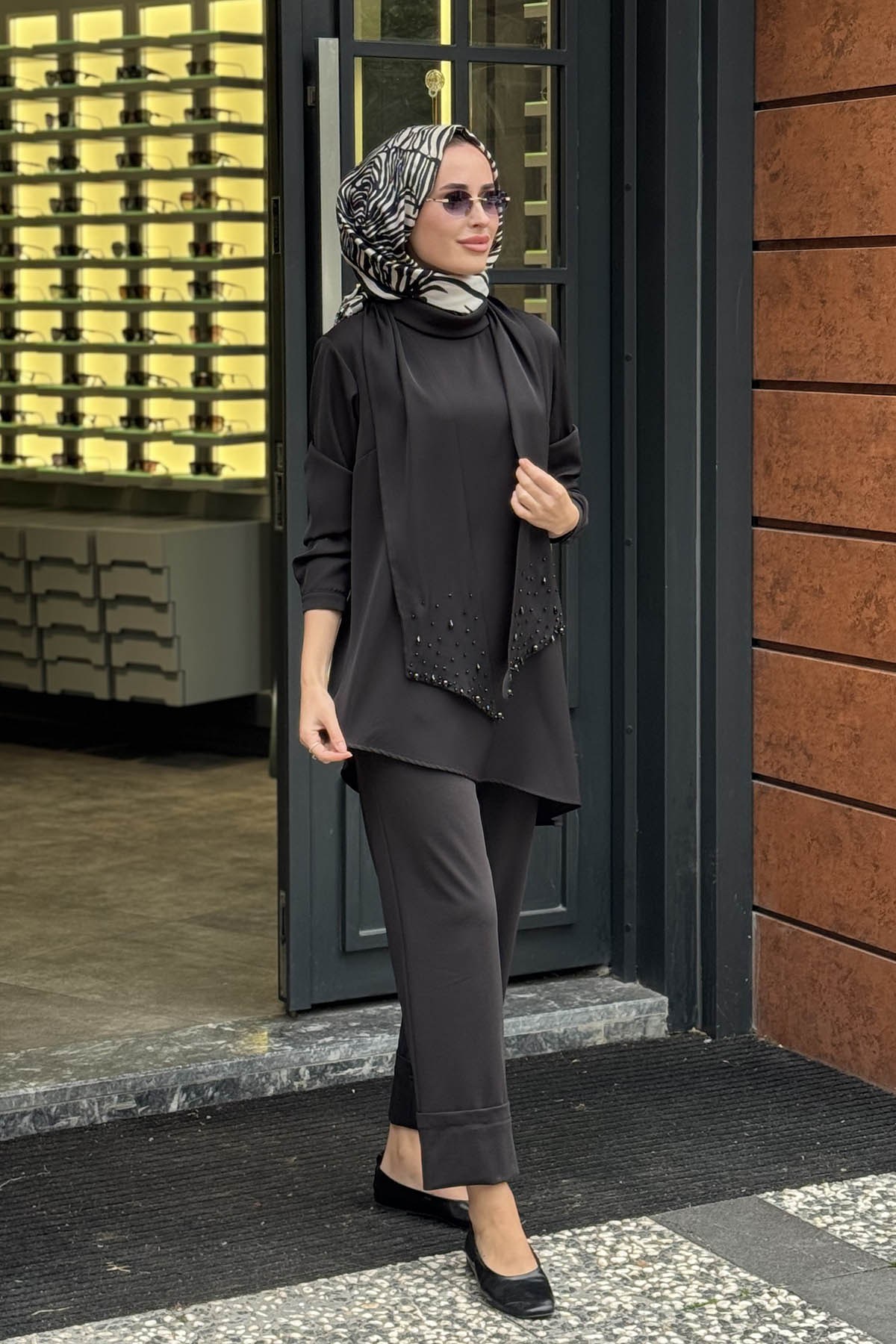 FUAT GÜRŞEN Tunik 26K-6331 Siyah