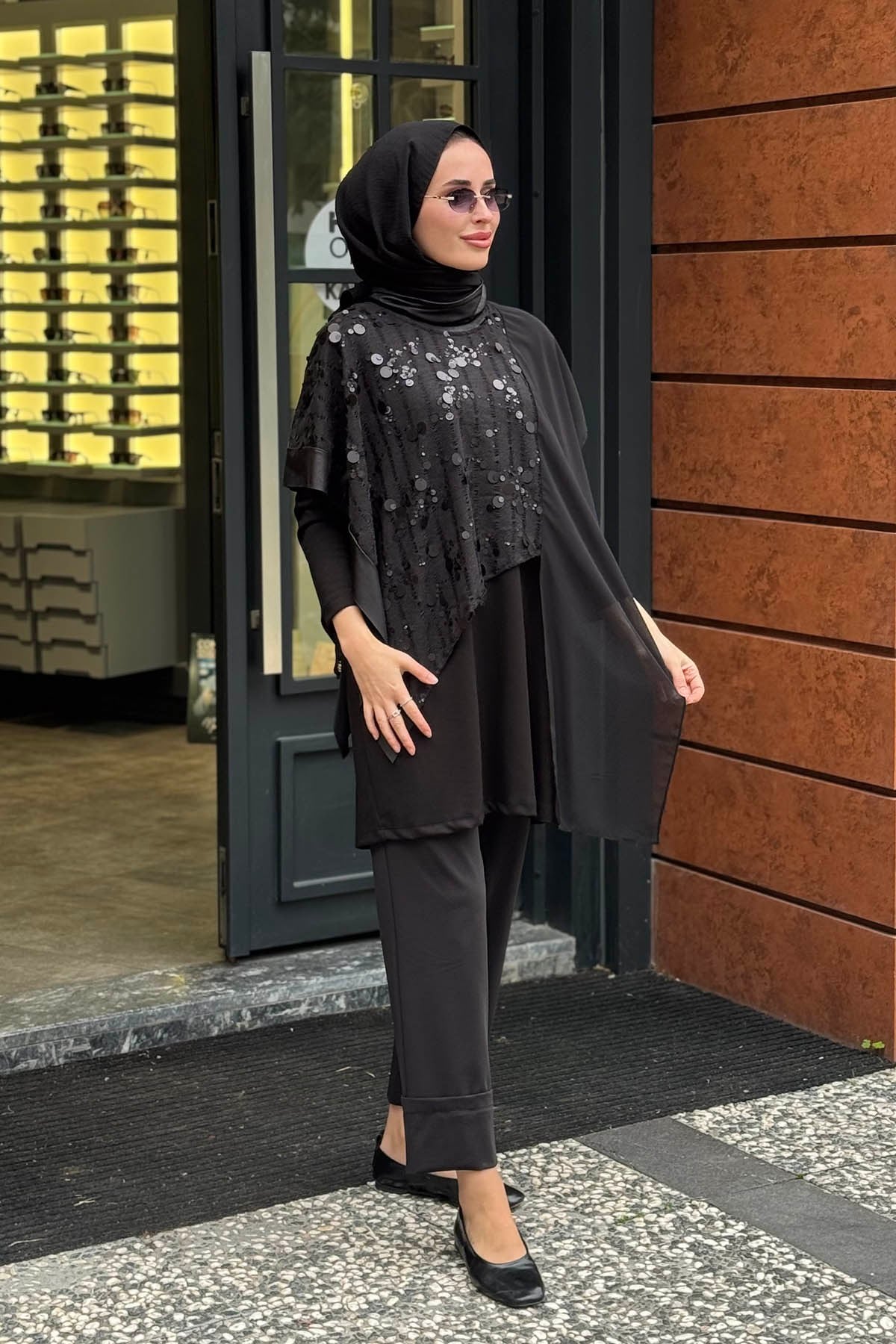 FUAT GÜRŞEN Tunik 26K-6332 Siyah