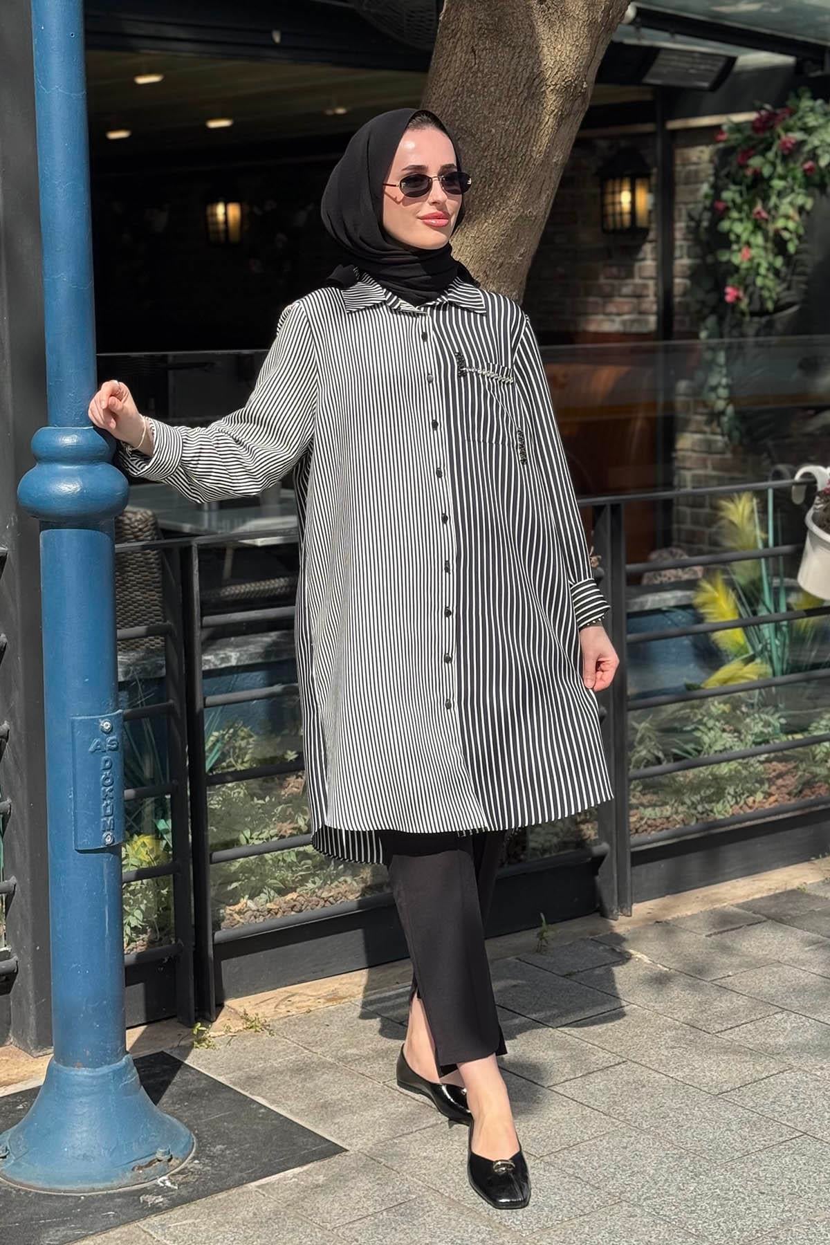 Gala-Xi Tunik 10002611214003 Siyah