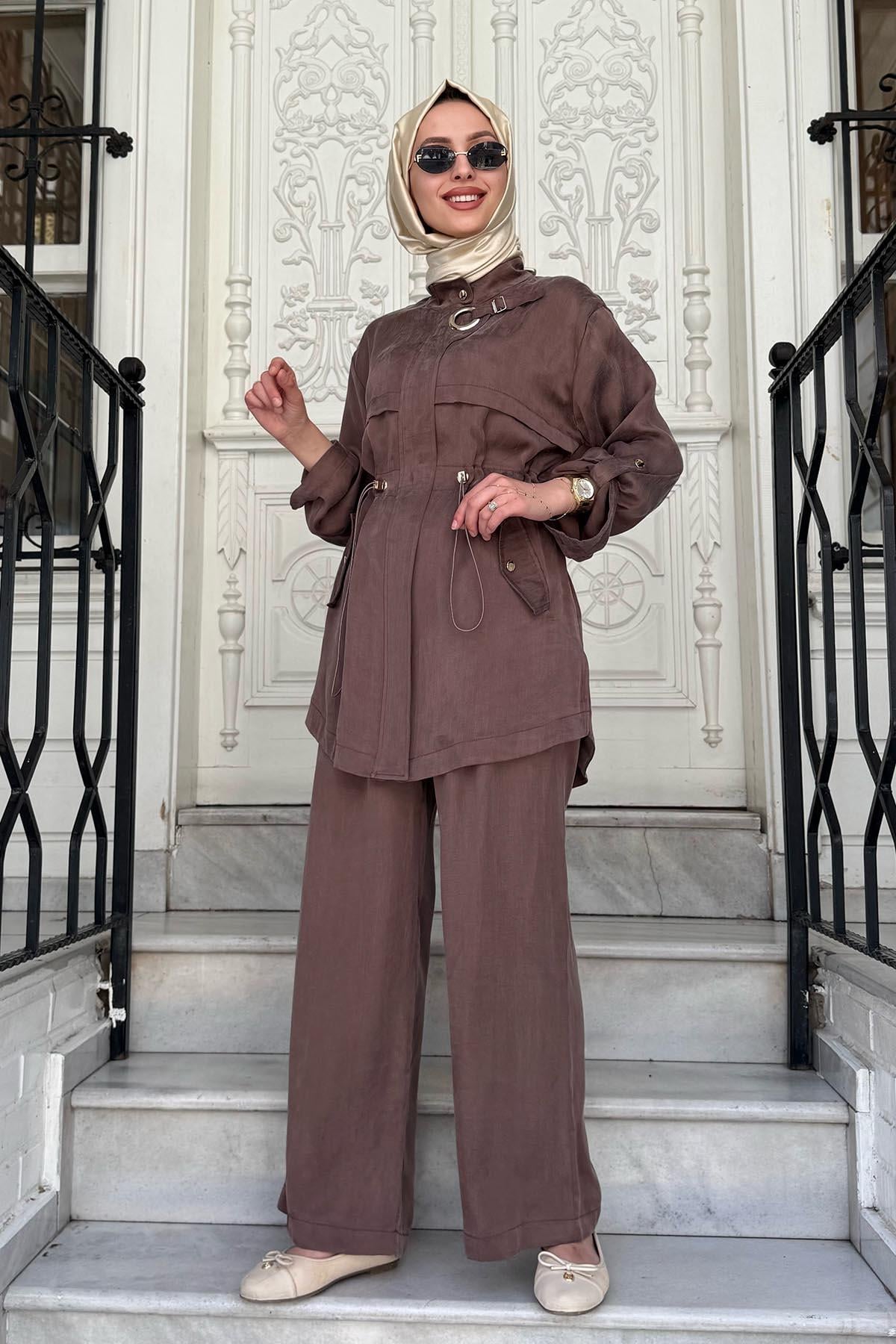 HILAY Alvın Pantolonlu Takım HLY0125Y101.023 Kahve