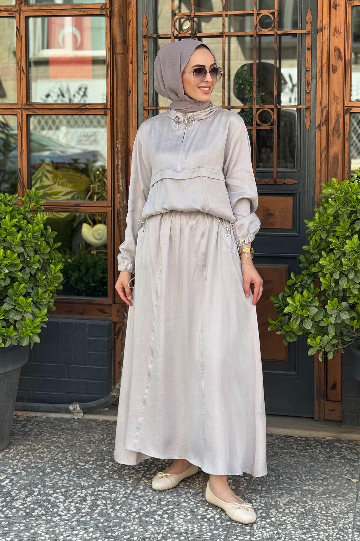 HILAY Esta Etekli Takım HLY0125Y101.026 Gri