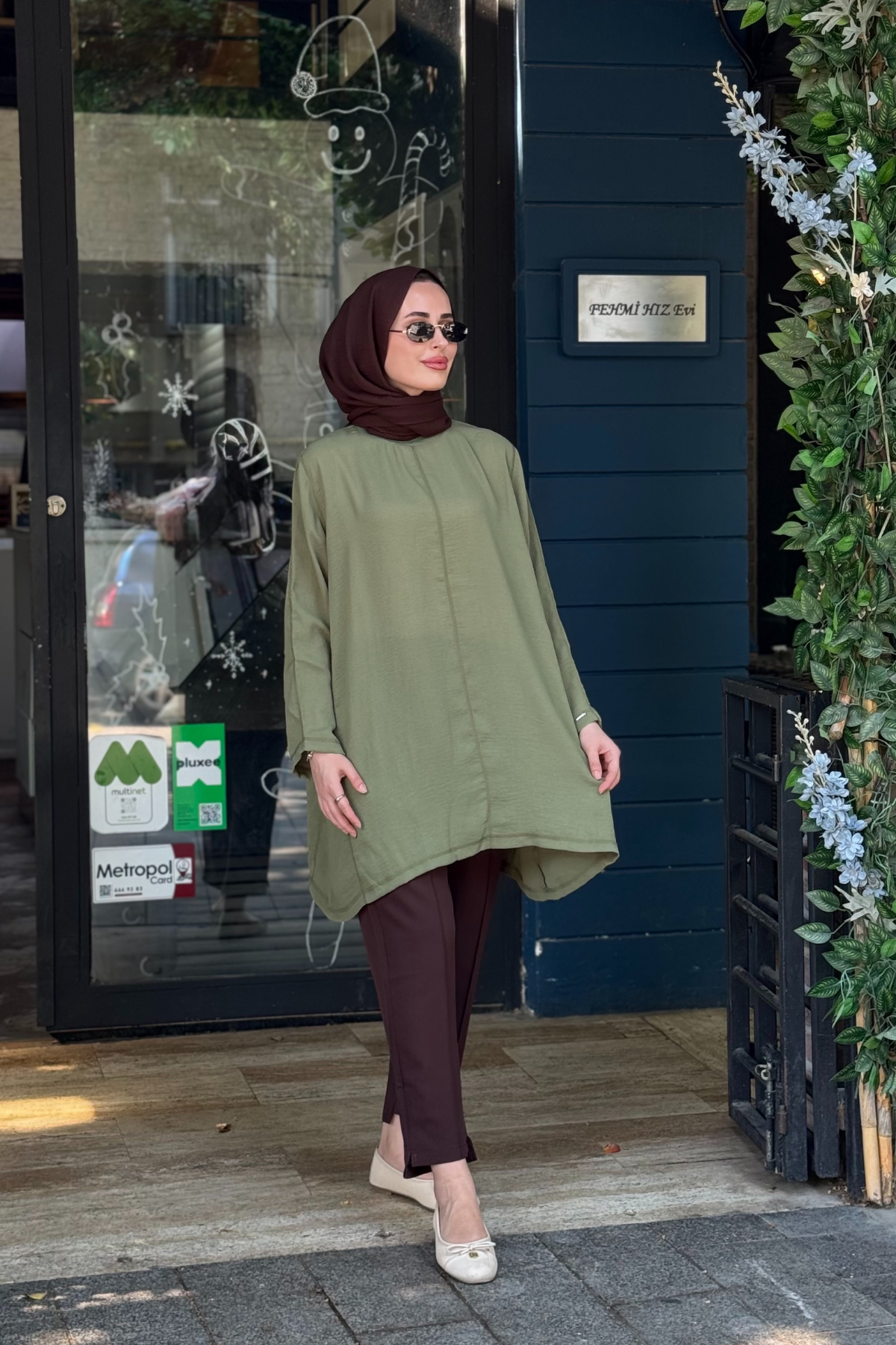 İNVEE Caz Tunik 7104 Nefti