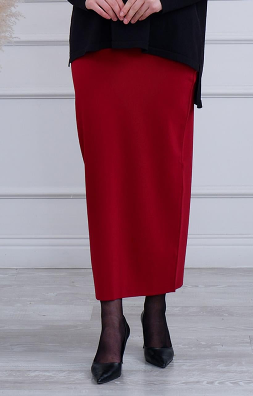 İNVEE Etek 5685 Bordo