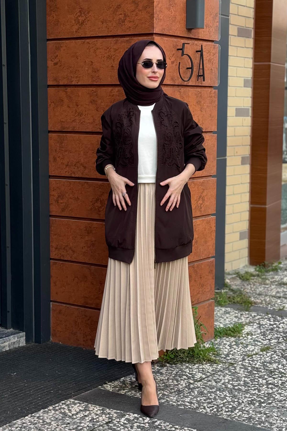 İNVEE Etek 6998 Bej