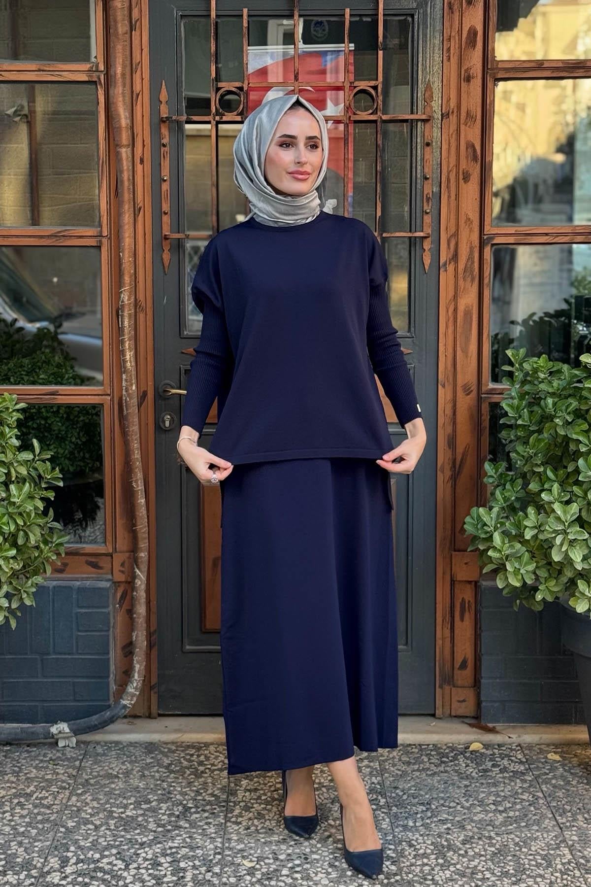 İNVEE Etek 7015 Lacivert