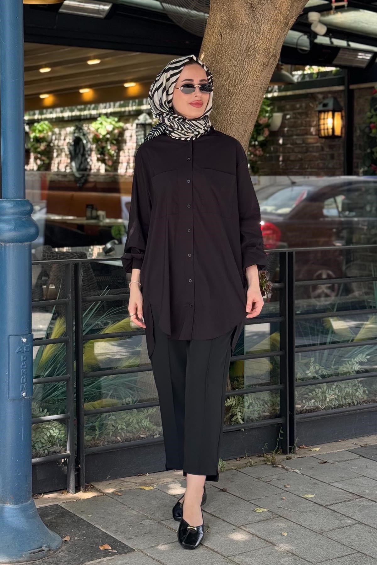 İNVEE Gömlek 7021 Siyah