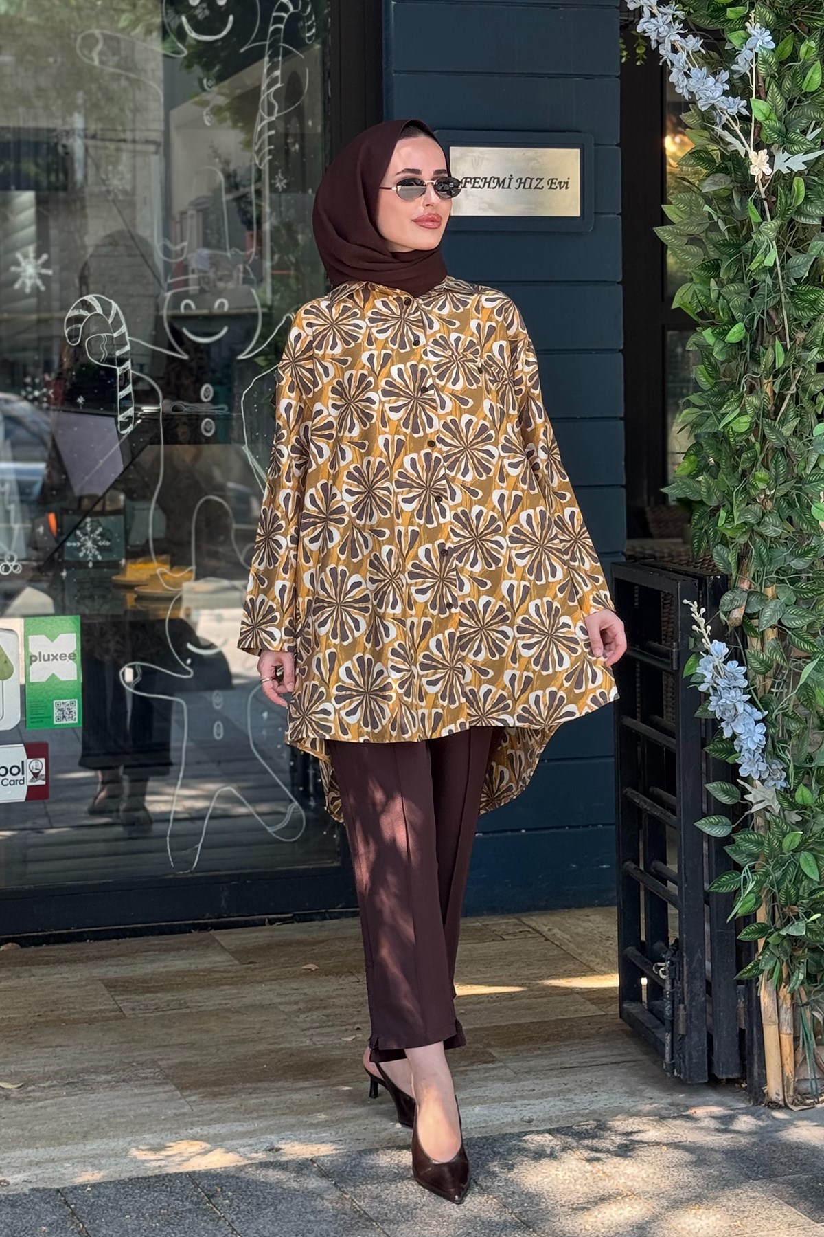 İNVEE Gömlek 7155 Hardal