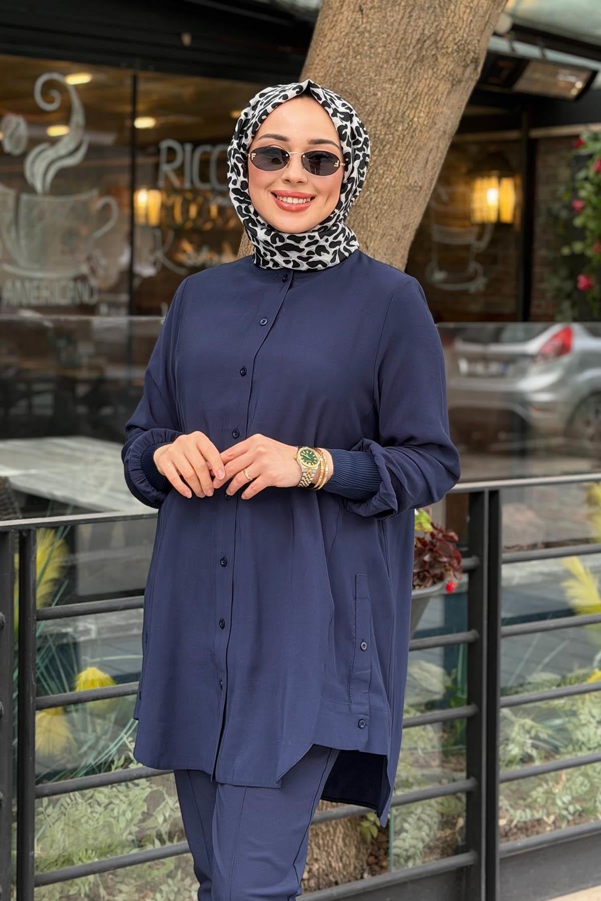 İNVEE Gömlek 7221 Lacivert