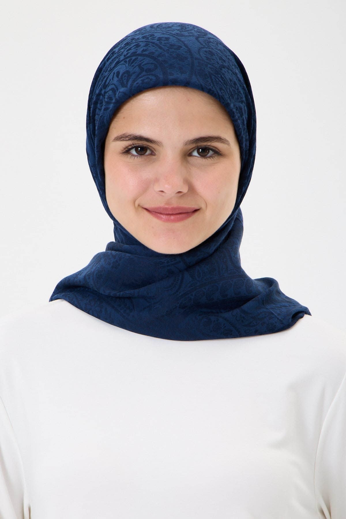 İNVEE İzler Eşarp 1404 Lacivert