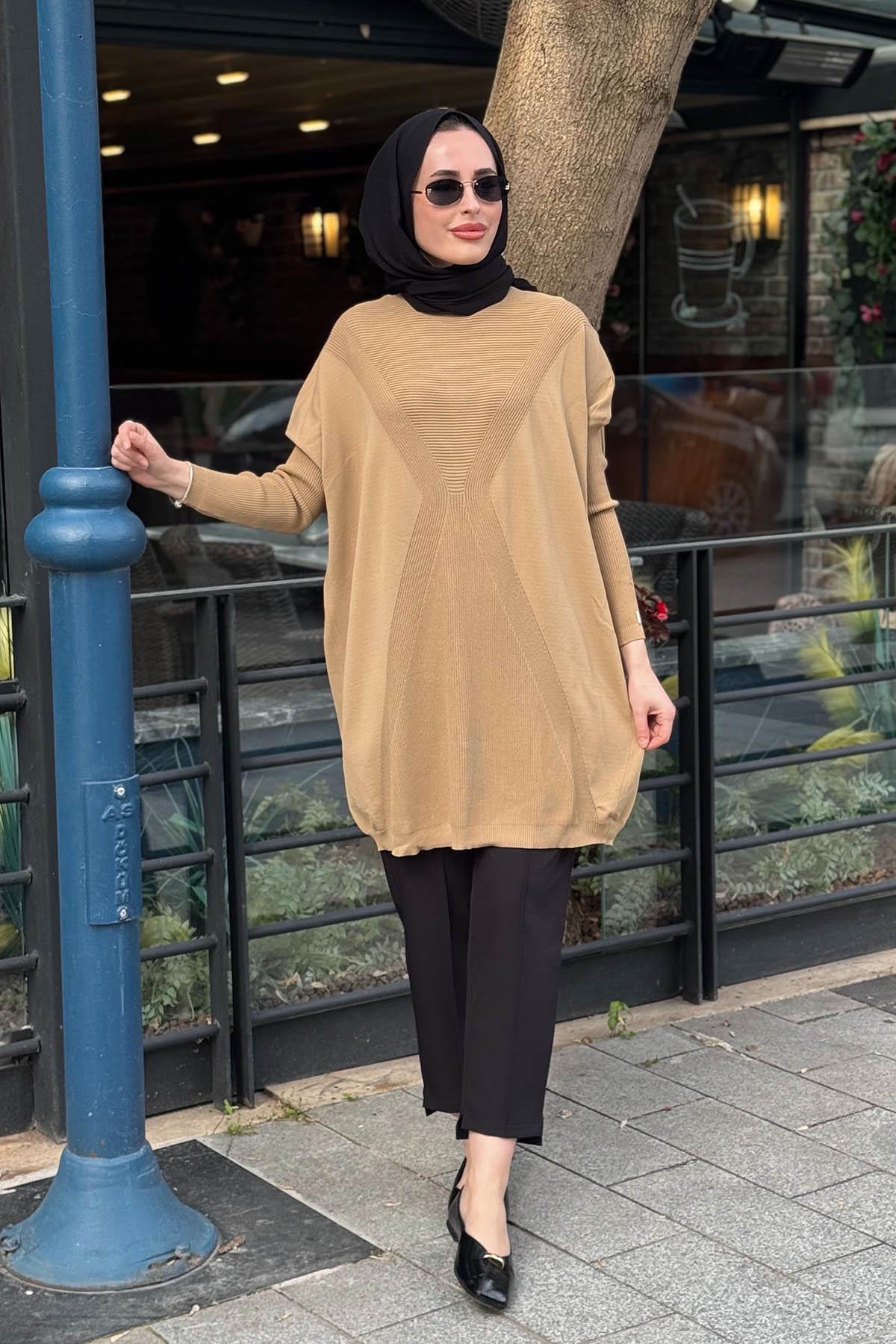 İNVEE Tunik 6923 Camel