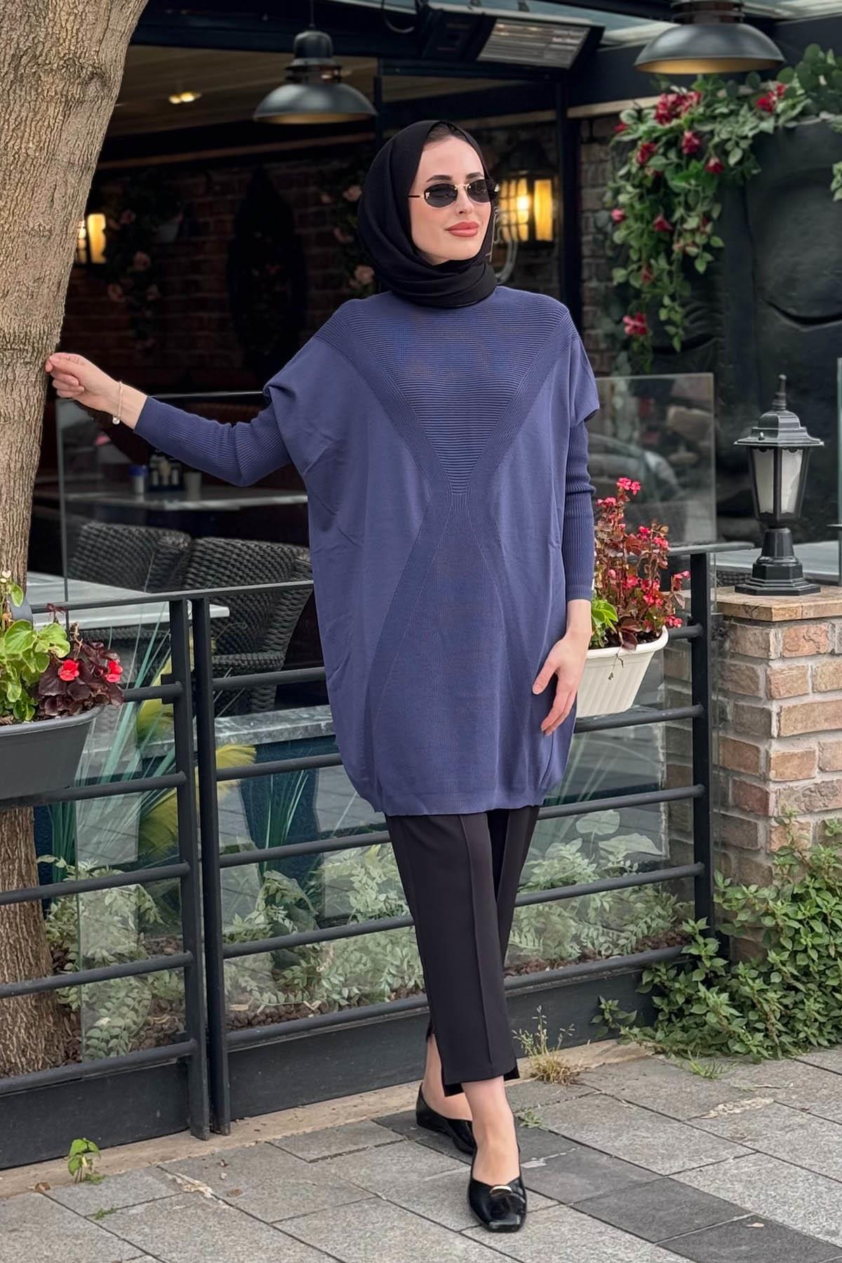 İNVEE Tunik 6923 İndigo
