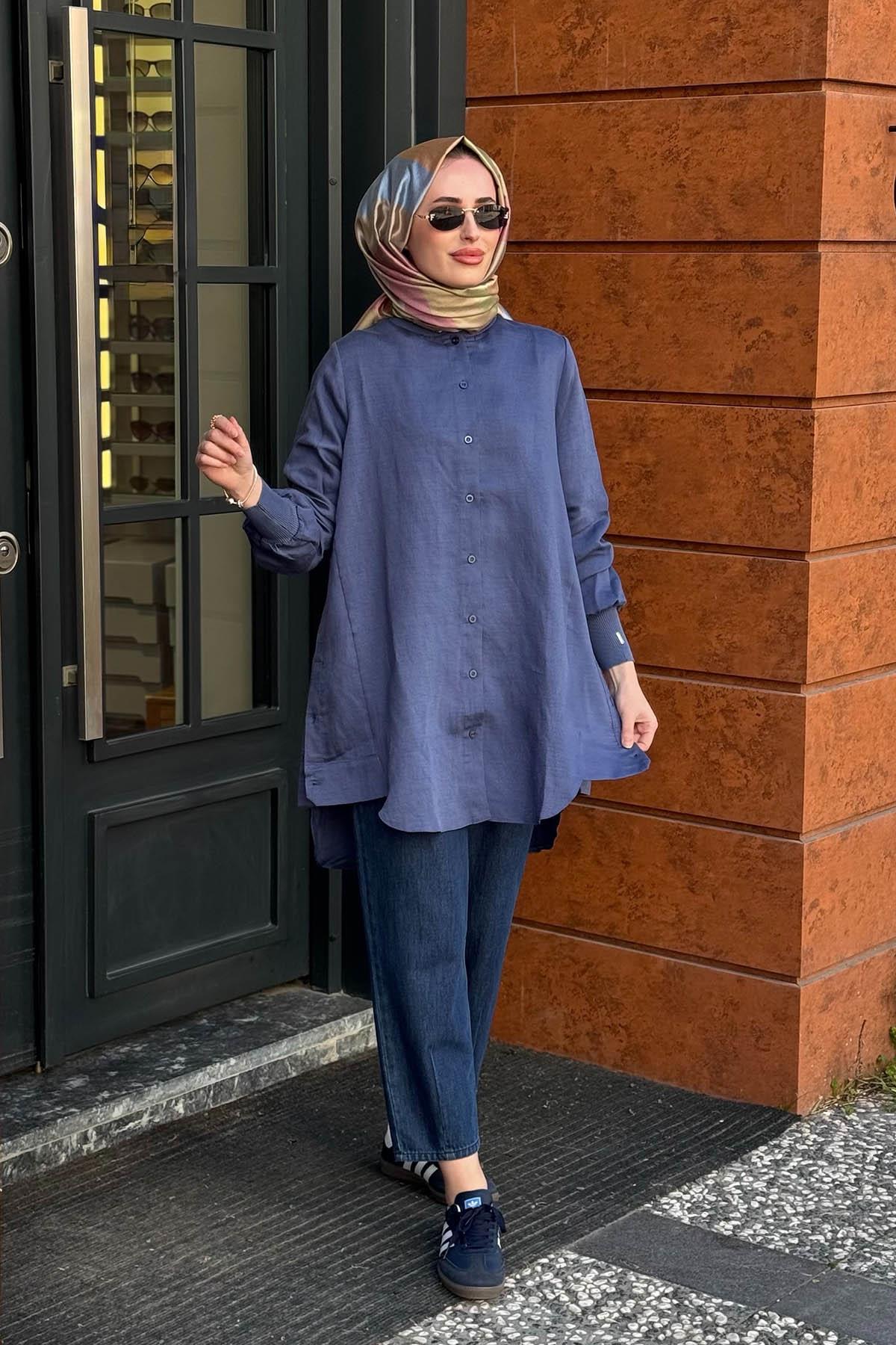 İNVEE Tunik 7184A İndigo