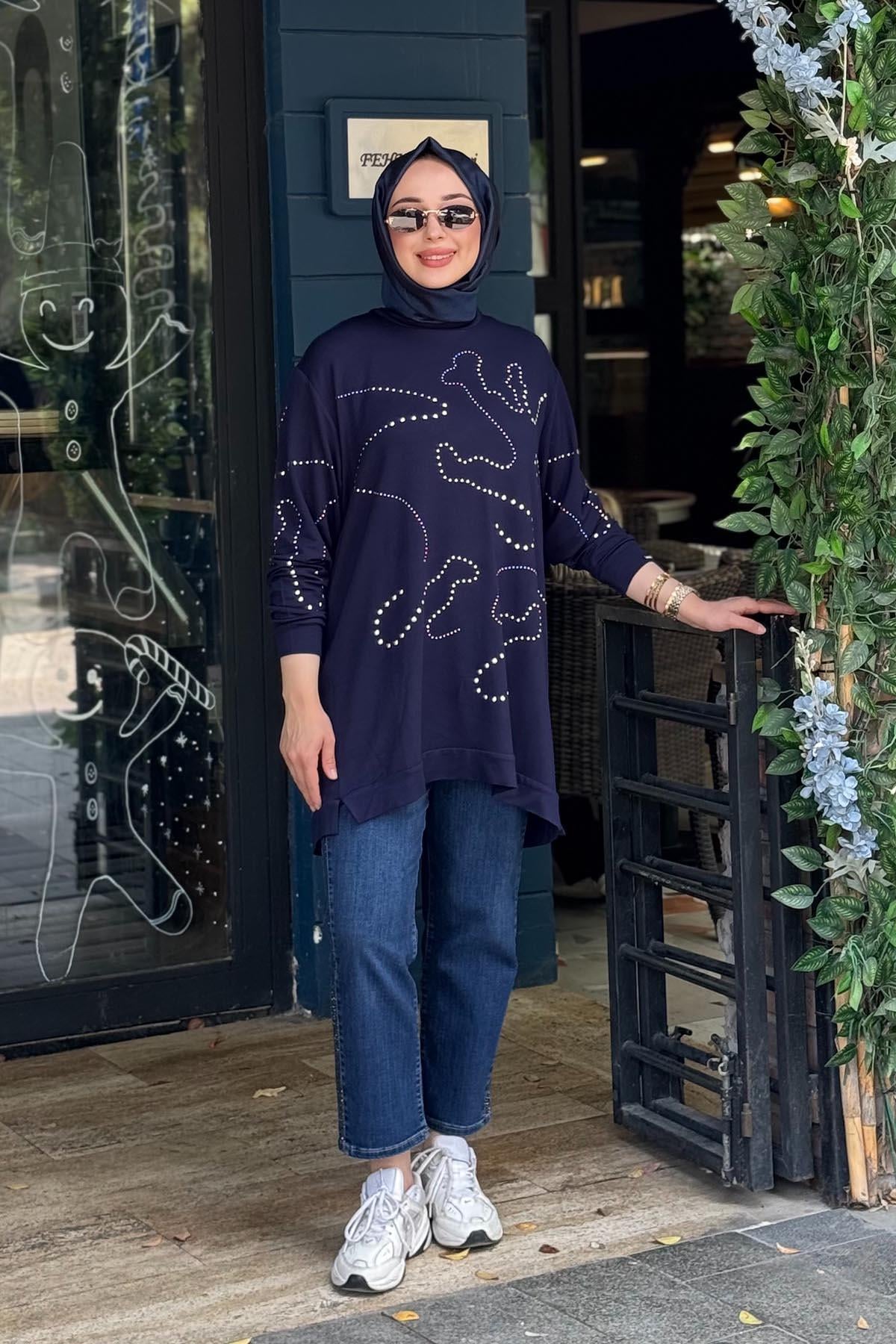 İNVEE Tunik 7226A Lacivert
